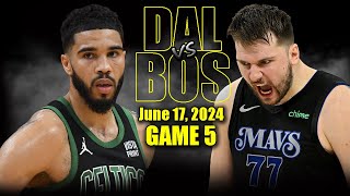 Dallas Mavericks vs Boston Celtics  Full Game 1 Highlights  June 6 2024 NBA Finals [upl. by Karine]