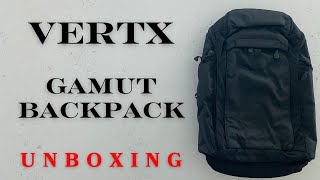 Vertx Gamut Backpack Unboxing [upl. by Saalocin]