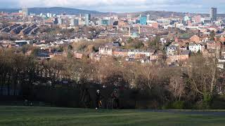 View of Sheffield from Meersbrook Park in 4K [upl. by Hasila]