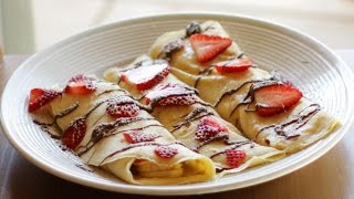 How to Make Crepes  Easy Crepe Recipe [upl. by Bromley]