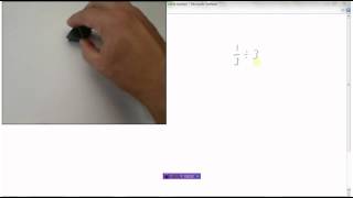 Model dividing fractions amp whole numbers [upl. by Eifos]