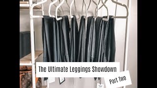 The Ultimate Legging Showdown PART TWO Comparing Spanx Alo amp Aerie [upl. by Brig320]