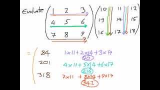 How to Multiply Matrices  A 3x3 Matrix by a 3x3 Matrix [upl. by Hirst]