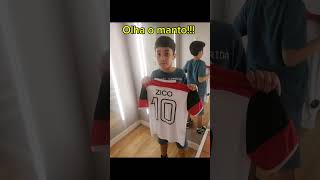 Camisa do Mengão de 81 ZICO NOSSO CAMISA 10 Mais uma para a coleção [upl. by Gadmann]