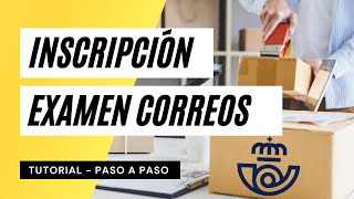 Cómo inscribirse al examen de Correos 📦  Explicado paso a paso 📝 [upl. by Glassco]