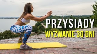 Ćwiczenia na pośladki PRZYSIADY WYZWANIE 30 DNI 💜 Trening pośladków Trecgirl [upl. by Melvina]