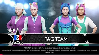 WWE 2k19 The Shadowbolts vs Mane 5MLP G5  Tag Team Divas Paris 2024 [upl. by Kerekes]