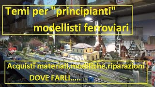 Temi per quotprincipiantiquot modellisti ferroviari  I NEGOZI [upl. by Nehtiek]