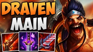 KOREAN CHALLENGER DRAVEN MAIN INSANE SOLO CARRY GAMEPLAY  CHALLENGER DRAVEN ADC GAMEPLAY  1324 [upl. by An]