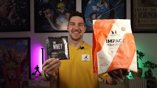 MyProtein  IMPACT Whey Protein amp The Whey Review fitness gym nutrition [upl. by Nedmac]