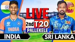 India vs Sri Lanka 2nd T20  Live Cricket Match Today  IND vs SL Live Match Today  IND vs SL [upl. by Atoiganap]