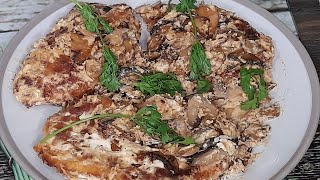 French chicken escalope মুরগির মাংসের স্ক্যালপ [upl. by Livvy]