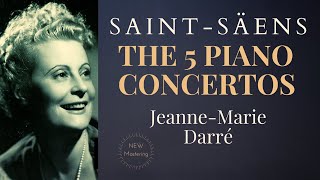 SaintSaëns  Piano Concertos No12345  Presentation Century’s recording  JeanneMarie Darré [upl. by Taryn356]