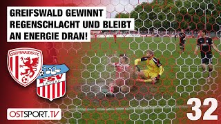 Greifswald gewinnt Regenschlacht und bleibt an Energie dran GFC  Zwickau  Regionalliga Nordost [upl. by Nesnar277]