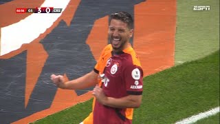 Dries Mertens Golü  Galatasaray vs Rizespor 40 MAÇ ÖZETI  Trendyol Süper Lig 202425 [upl. by Litt]