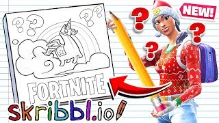 DRAWING Fortnite Watch Me Art skribblio [upl. by Araeic]