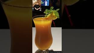 how to make mocktail garnish orange juice Shortvideo [upl. by Pegeen]