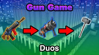 Fortnite Creative Duo Gun Game Map Gameplay Code 246608692705 [upl. by Silsbye190]