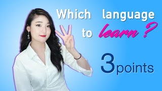 Which LANGUAGE to learn 3 CHECK POINTS [upl. by Karab]