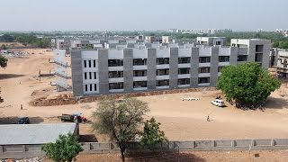 Work in Progress BAPS Swaminarayan Vidyamandir Randesan India [upl. by Einnej]