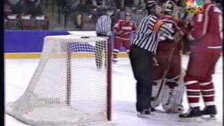 Miracle in Salt Lake  Belarus 4 Sweden 3  2002 Salt Lake Olympics Original US Broadcast [upl. by Nelyaw]