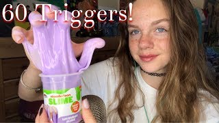 ASMR 60 Triggers in 60 Minutes [upl. by Quintina]