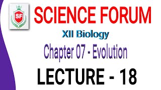 Chapter 07  Evolution Lecture 18 By Lakhan Sir [upl. by Aimil]