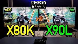 SONY X80K vs X90L Smart TVs 4K  Tirluminos Pro  Live Color  ¿Cuál deberías comprar [upl. by Aleta415]