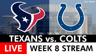 Texans vs Colts Live Streaming Scoreboard PlayByPlay Highlights amp Stats  NFL Week 8 On CBS [upl. by Nyrmak]