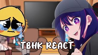 SOME TBHK char react to yashiro as Ai hoshinoTBHKOSHI NO KOGACHAAUreaction video [upl. by Neirb]