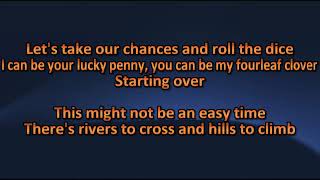 Chris Stapleton  Starting Over  Karaoke  Lyrics [upl. by Hooke]