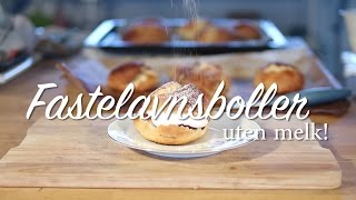 Fastelavensboller uten melk [upl. by Frisse]