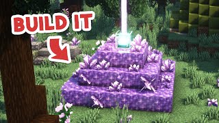 How To Build An Amethyst Beacon In Minecraft TUTORIAL [upl. by Zilla]