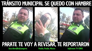 parate te reportaron te voy a INFRACCIÓNAR transito transito policia [upl. by Notnil]