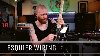 Telecaster Esquier wiring [upl. by Eignat]