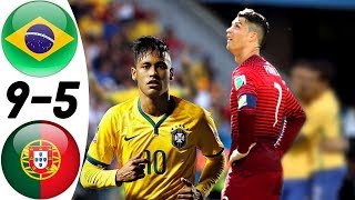 Brazil vs Portugal 95  All Goals amp Extended Highlights RESUMEN amp GOLES Last 3 Matches HD [upl. by Kaela]