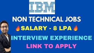 IBM Interview Questions and Answers  IBM Recruitment 2021 for freshers  Non technical job [upl. by Madea]