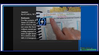 Moving guidelines helps medical coding certification exam prep example aapcexam medicalcoder [upl. by Anavlys]