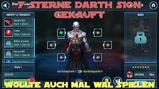 SWGoH  Darth Sion auf 7 Sterne kaufen  Wie man mal schnell 350€ ausgeben kann  Deutsch  German [upl. by Nay368]