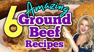 6 Mind Blowing GROUND BEEF DINNER RECIPES that are AMAZINGLY DELICIOUS You Dont Want To Miss [upl. by Petras]