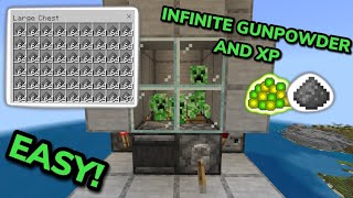 I Build A Gunpowder Farm in Minecraft Survival Series 16 shortfeet minecraft totalgaming viral [upl. by Brace]