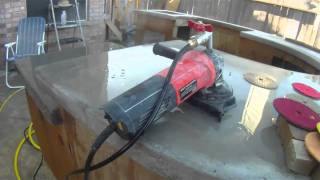 Polishing my concrete countertop [upl. by Baylor]