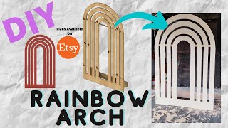 Rainbow Arch Backdrop DIY [upl. by Annasus]