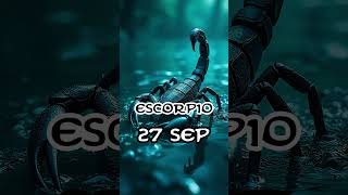 Horóscopo Escorpio 27SEP24 shorts horoscopo escorpio hoy zodiaco [upl. by Lehcnom393]