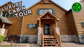 A Luxury Cabin made for 18 Grand Bear Resort Cabin Tour at Starved Rock [upl. by Asiole]