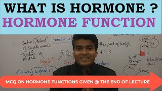 What is Hormone   Hormone functions  Functions of Hormone with tricks  Endocrine System  Hindi [upl. by Navonoj198]