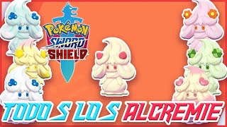 🍦TODOS LOS ALCREMIE  CONSEGUIR TODAS LAS FORMAS emigamer nintendo pokemon [upl. by Neladgam]