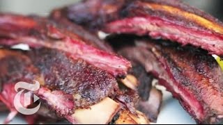 Kitchen 4B Smoked Ribs at Home  The New York Times [upl. by Lindemann748]