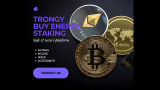 Trongy  Latest Update on this Platform  Earn up to 3 Daily See How You Can Buy Energy Save Fees [upl. by Zeiler]