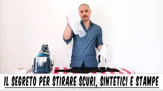 STIRARE scuri sintetici e stampe applicazioni  Che Stile [upl. by Alegnave280]